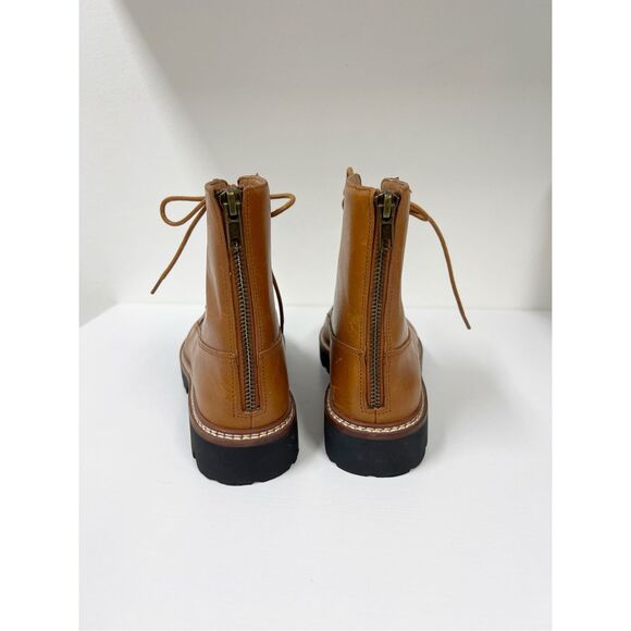 Madewell Womens Brown The Citywalk Lugsole Lace-Up Boot Size 6.5 - Picture 2 of 7
